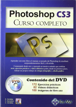 PHOTOSHOP CS3: CURSO COMPLETO (+DVD)