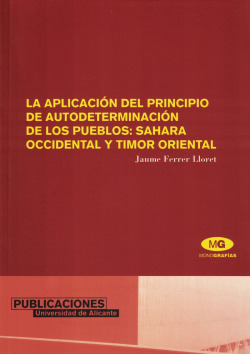 La aplicación del principio de autodeterminación de los pueb