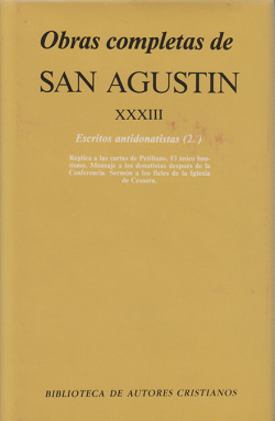 Obras completas San Agustin XXXIII