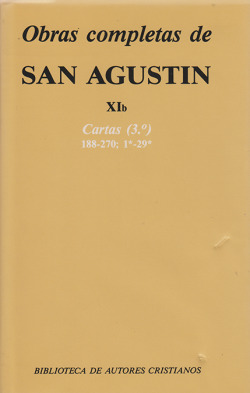 Obras completas de San Agustín.XIb: Cartas (3.º): 188-270