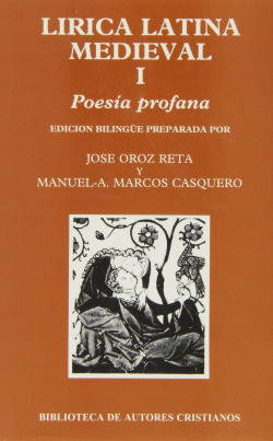 Lírica latina medieval.I: Poesía profana