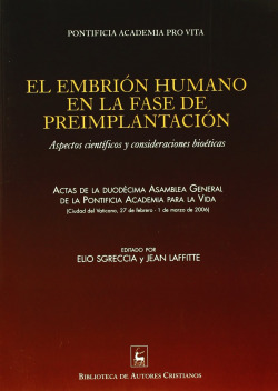 El embrión humano en la fase de preimplantación