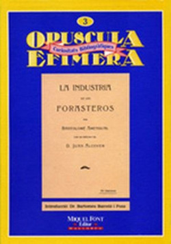 OPUSCULA EFIMERA 3. IND.FORASTE