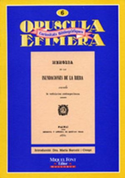 OPUSCULA EFIMERA 6. MEMO.INUND