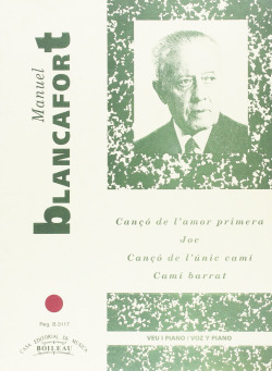 Cançó de l'amor primera -Joc -Cançó de l'únic camí -Camí barrat