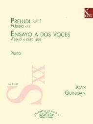 Preludio n1. Ensayo a dos voces