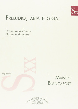 Preludio, Aria y Giga.