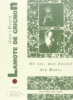 On sou mon Jesús. Ave Maria