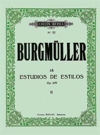18 estudios de estilo op.109