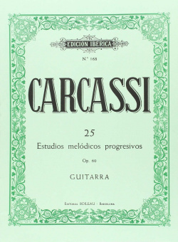25 Estudios melódicos guitarra Op.60