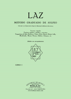 Laz:método de solfeo 1º acompañamiento