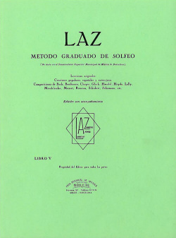 Laz:método de solfeo 5º acompañamiento