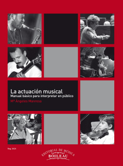Actuación musical:manual básico interpretar público
