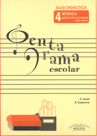 Pentagrama escolar 4 guía didáctica