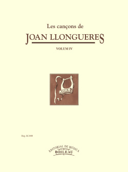 Les cançons de Joan Llongueres +cd