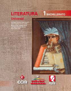 Literatura universal 1ºbachillerato