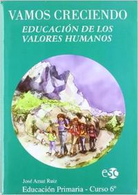 VAMOS CRECIENDO 6ºPRIM.(ED.VALORES HUMANOS)