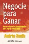 Negocie para ganar
