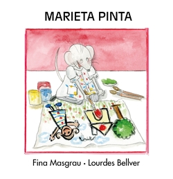 Marieta pinta majusculas