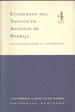 CUADERNOS DEL INSTITUTO ANTONIO DE NEBRIJA, Nº 4