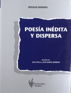 POESÍA INÉDITA Y DISPERSA