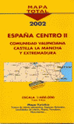 Mapa de carreteras del Centro de España II, a escala 1:400.000