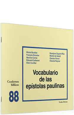 88.Vocabulario epistolas paulinas.(Cuadernos Biblicos)