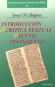 Introduccion a critica textual Nuevo Testamento