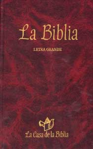 Biblia letra grande.( Biblia (Texto Casa de Biblia))
