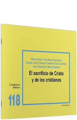 118.sacrificio Cristo cristianos.(Cuadernos Biblicos)