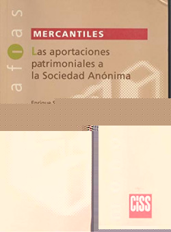 LAS APORTACIONES PATRIMONIALES A LA SOCIEDAD ANONIMA