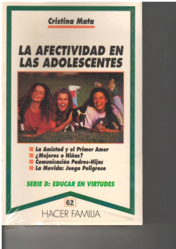 LA AFECTIVIDAD EN LAS ADOLESCENTES