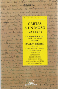 Cartas a un mozo galego. Correspondencia con Xosé Luís Allué (1953-1967)