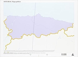 PAQ/50 MAPAS ASTURIAS POLITICO MUDOS