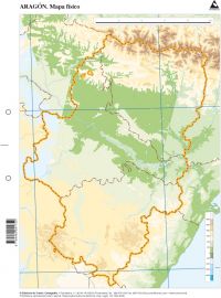 PACK / 50 ARAGON PHYSICAL MAPS MUDOS