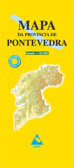 Mapa da provincia de Pontevedra