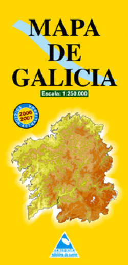 Mapa de Galicia, E 1:250.000