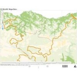 PACK/50 MAPAS EUSKADI FISICO MUDOS