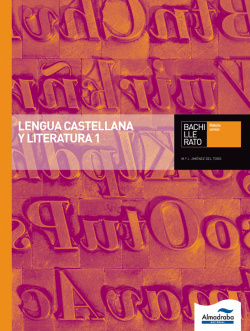 Lengua castellana y literatura 1