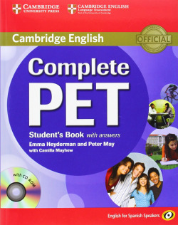 (11).COMPLETE PET (ST+KEY+CDROM) (SPANISH SPEAKERS)