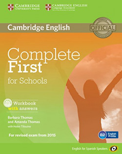 Complete first for schools wb+key+cd spanish speaker