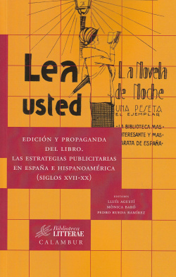 EDICIÓN Y PROPAGANDA DEL LIBRO