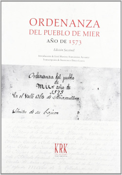 Ordenanza del pueblo de Mier. Año 1573