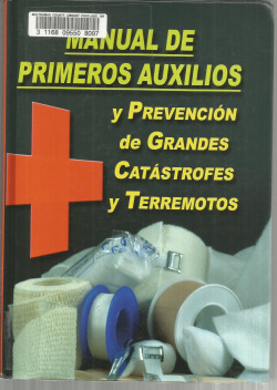 Manual de primeros auxilios.