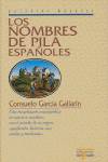 NOMBRES DE PILA ESPAÑOLES, LOS