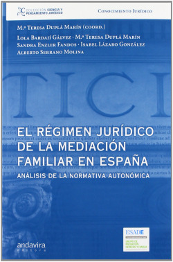 Régimen jurídico mediación familiar en España