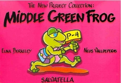 Middle green frog
