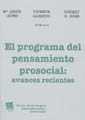 El programa del pensamiento prosocial : Avances recientes