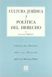 Cultura jurídica y política del derecho