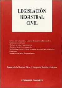 Legislacion registral civil